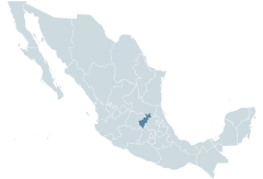 Querétaro Arteaga Map