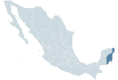 Quintana Roo Map
